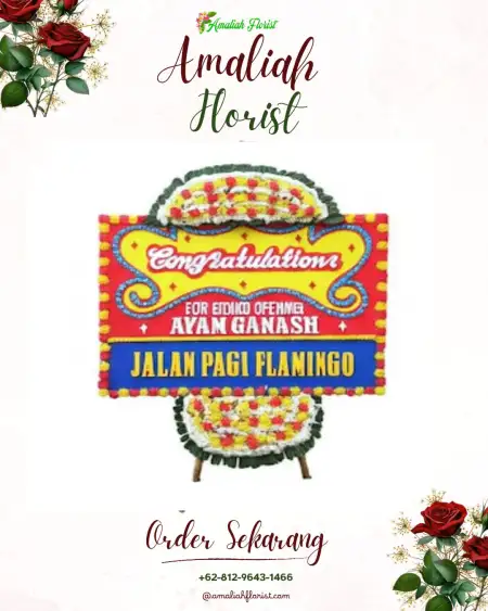 Sewa Papan Bunga Legok Suka Maju